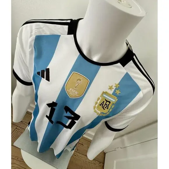 2022 Adidas World Cup 3 STAR Argentina C.Romero S Authentic